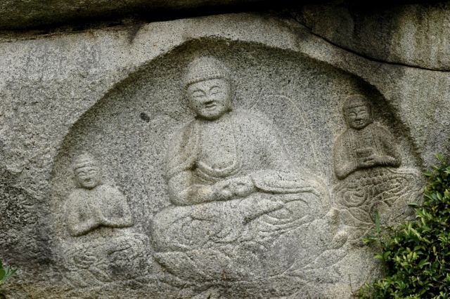 木津川－当尾の石像、笑い仏、京都府木津川市