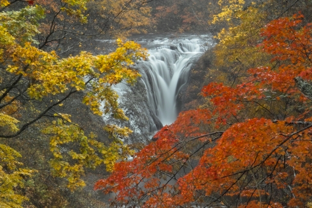 恵庭‐白扇の滝